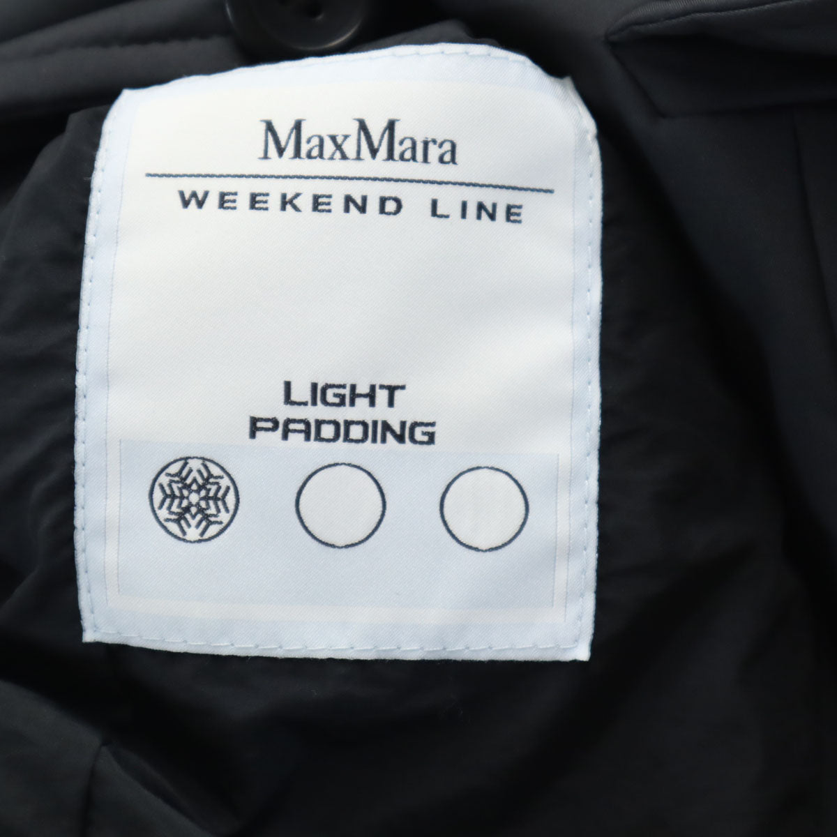 MAX MARA Weekend マックスマーラウィークエンド ハンガリー製 中綿ジャケット 40 ブラック レディース