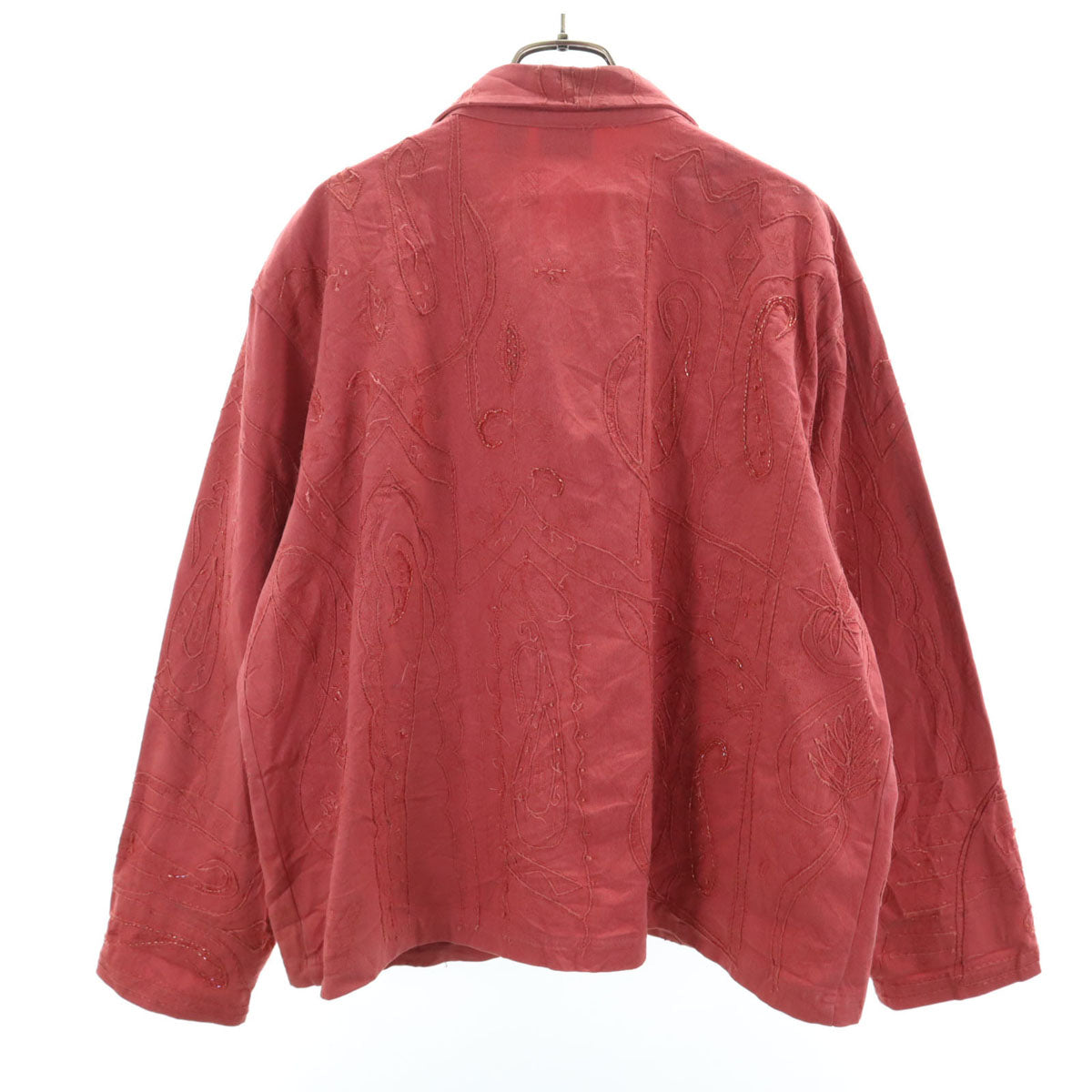 チコズ 90s 00s オールド 総刺繍 コットン ジャケット 2 ピンク系 レディース
