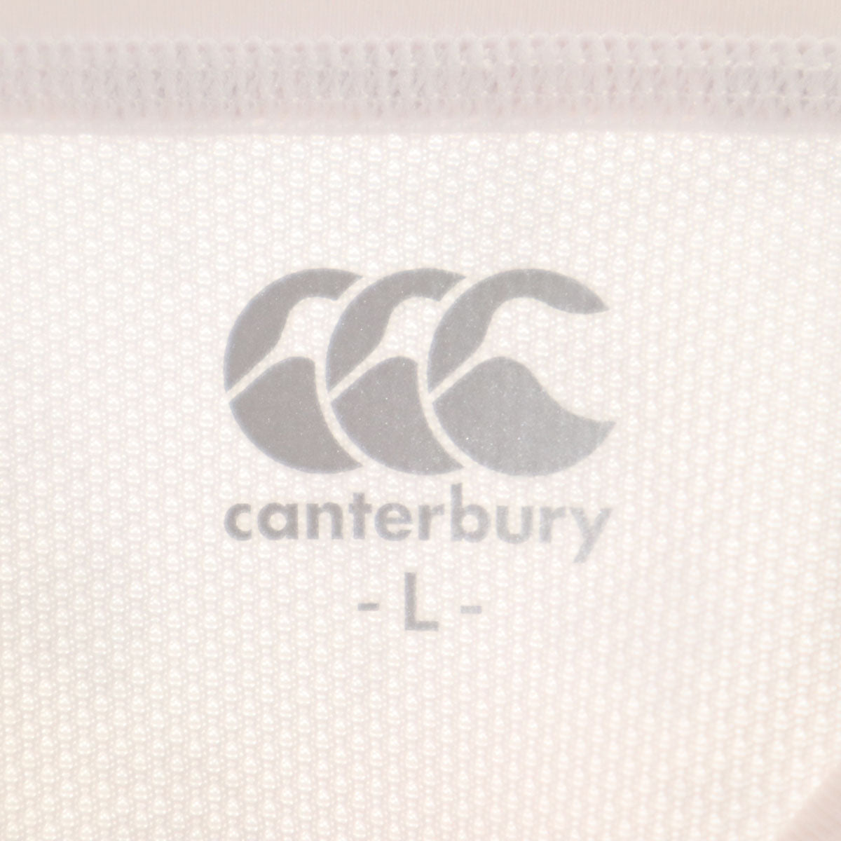 未使用 CANTERBURY OF NEW ZEALAND カンタベリー ワールドカップ2023 日本代表 総柄 ラグビー 半袖 ユニフォーム L ホワイト メンズ