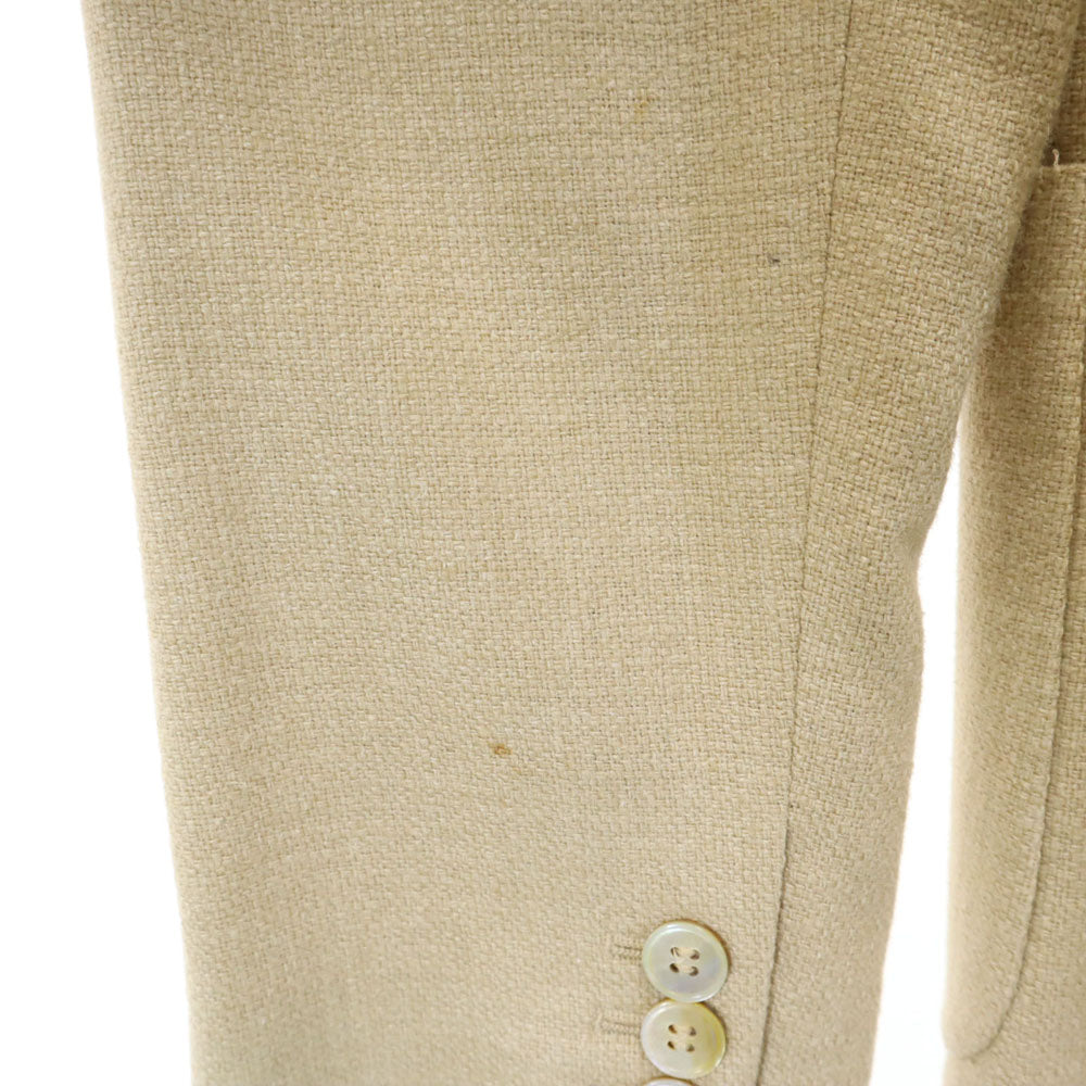 MAX MARA マックスマーラ イタリア製 シルクブレンド テーラードジャケット 44 ベージュ ブレザー レディース