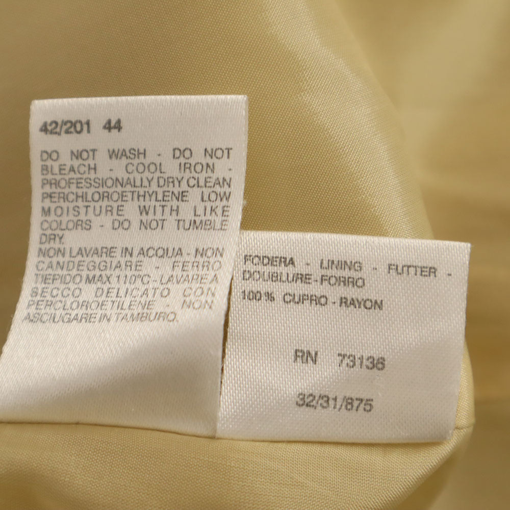 MAX MARA マックスマーラ イタリア製 シルクブレンド テーラードジャケット 44 ベージュ ブレザー レディース