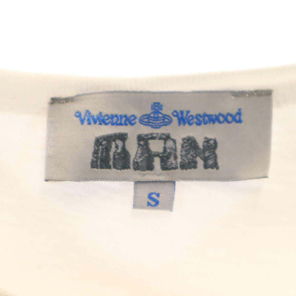 Vivienne WestwoodMAN ヴィヴィアンウエストウッドマン Kiss Me 半袖 Tシャツ S ホワイト メンズ