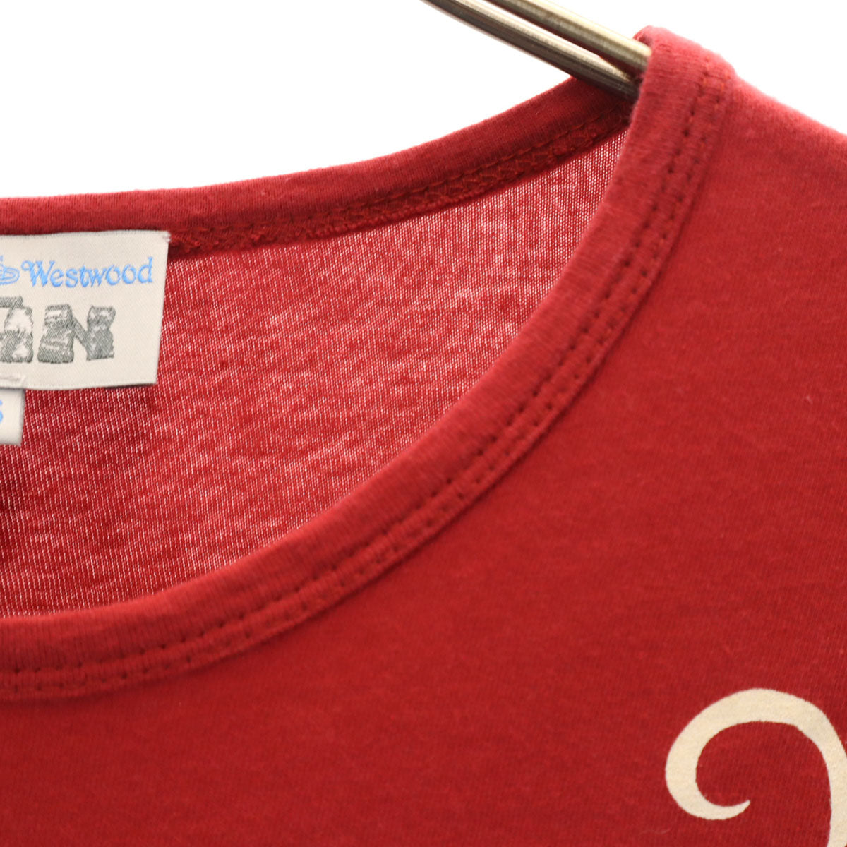Vivienne WestwoodMAN ヴィヴィアンウエストウッドマン 日本製 半袖 Tシャツ 46 レッド メンズ
