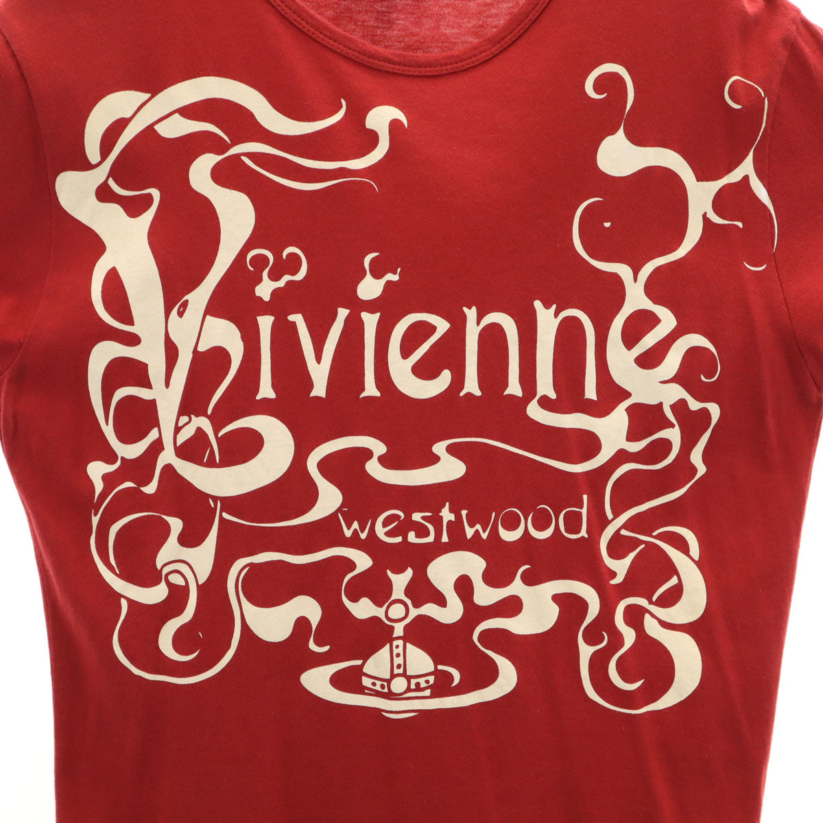 Vivienne WestwoodMAN ヴィヴィアンウエストウッドマン 日本製 半袖 Tシャツ 46 レッド メンズ