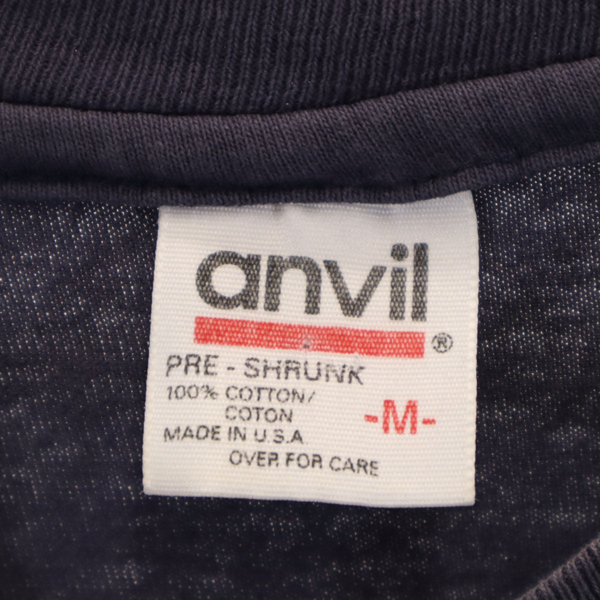 THRASHER スラッシャー 90s USA製 anvilボディ オールド 半袖 Tシャツ M ネイビー シングルステッチ メンズ