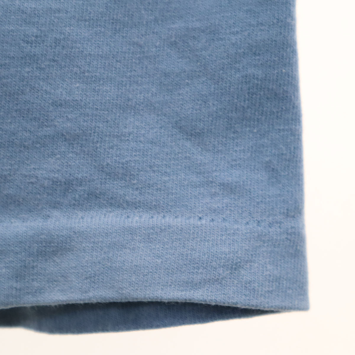 COTTON DELUXE コットンデラックス 90s 00s USA製 オールド STAR TREK刺繍 半袖 ヘンリーネック Tシャツ XL 水色 メンズ