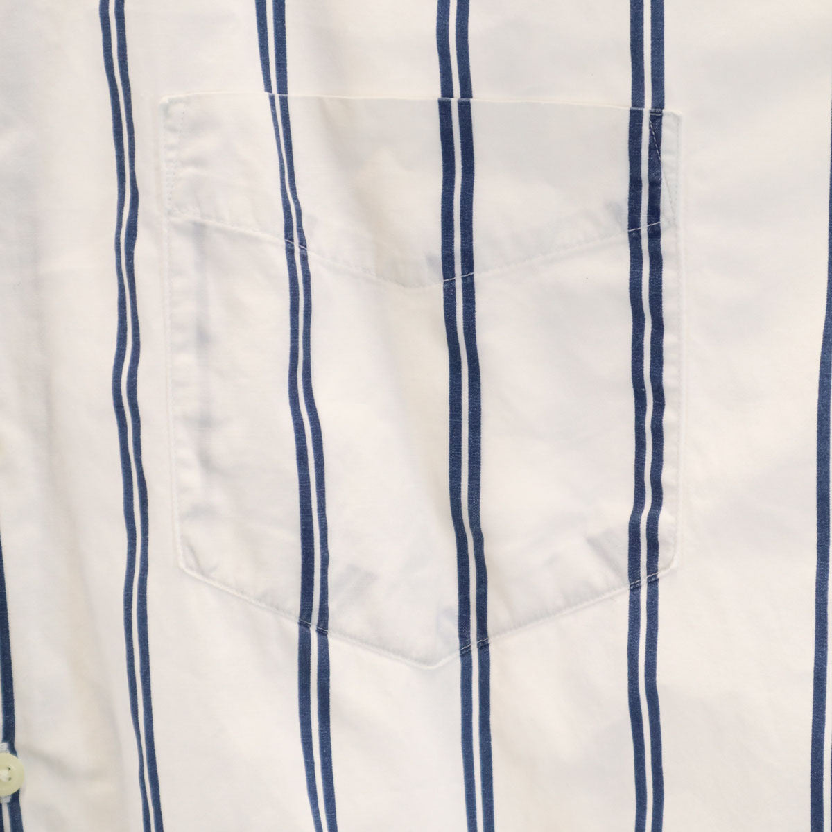 GAP ギャップ 90s オールド ストライプ柄 半袖 ボタンダウンシャツ L ホワイト メンズ