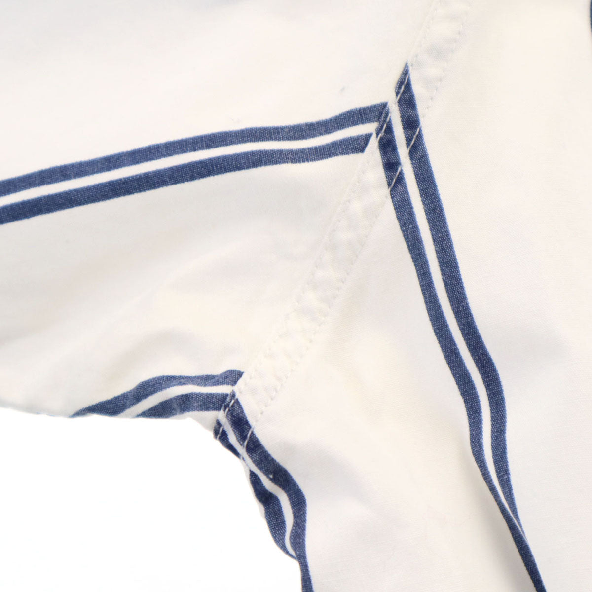 GAP ギャップ 90s オールド ストライプ柄 半袖 ボタンダウンシャツ L ホワイト メンズ
