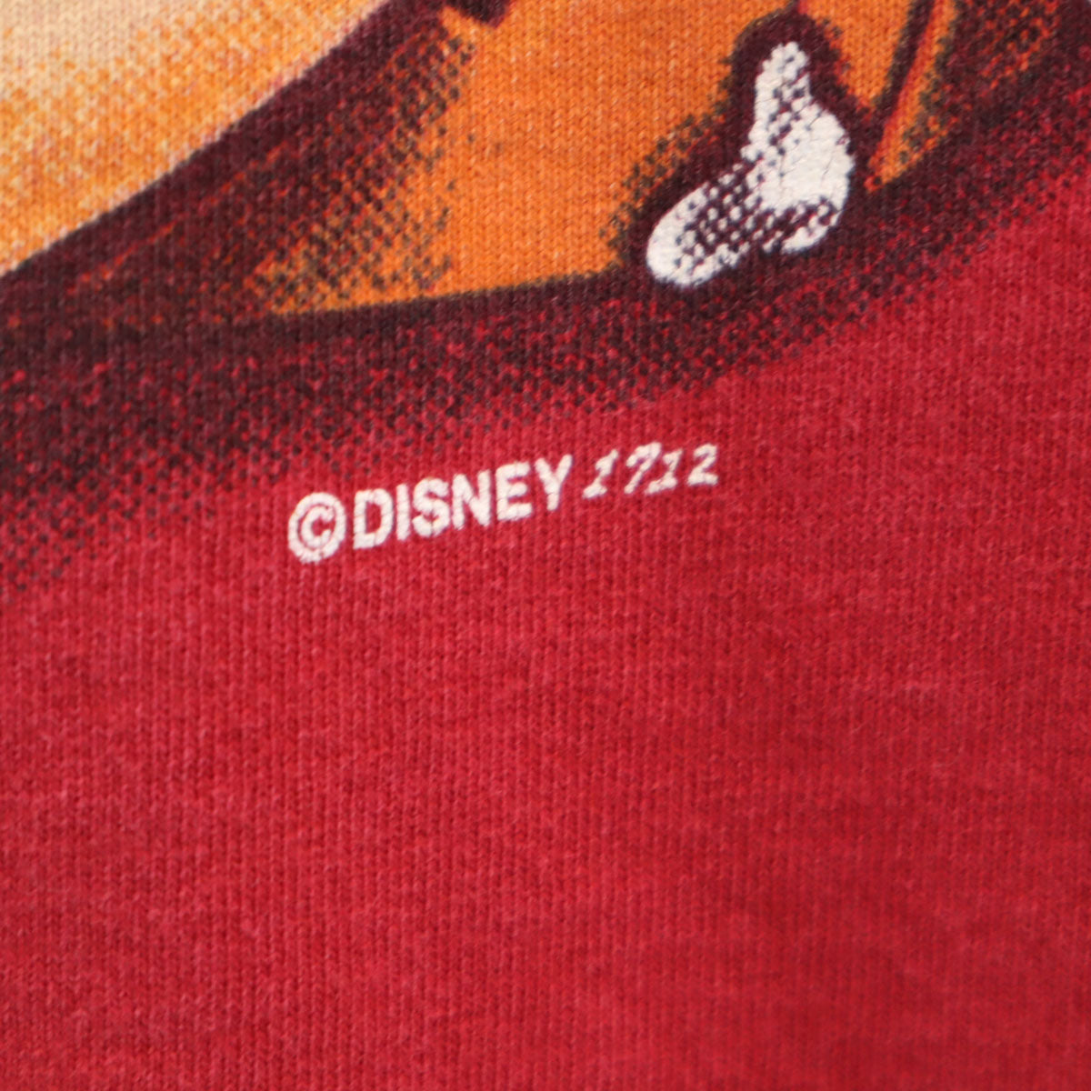 MICKEY UNLIMITED ミッキーアンリミテッド 90s USA製 オールド ミッキーマウス 半袖 フーディー Tシャツ M レッド Disney ディズニー メンズ