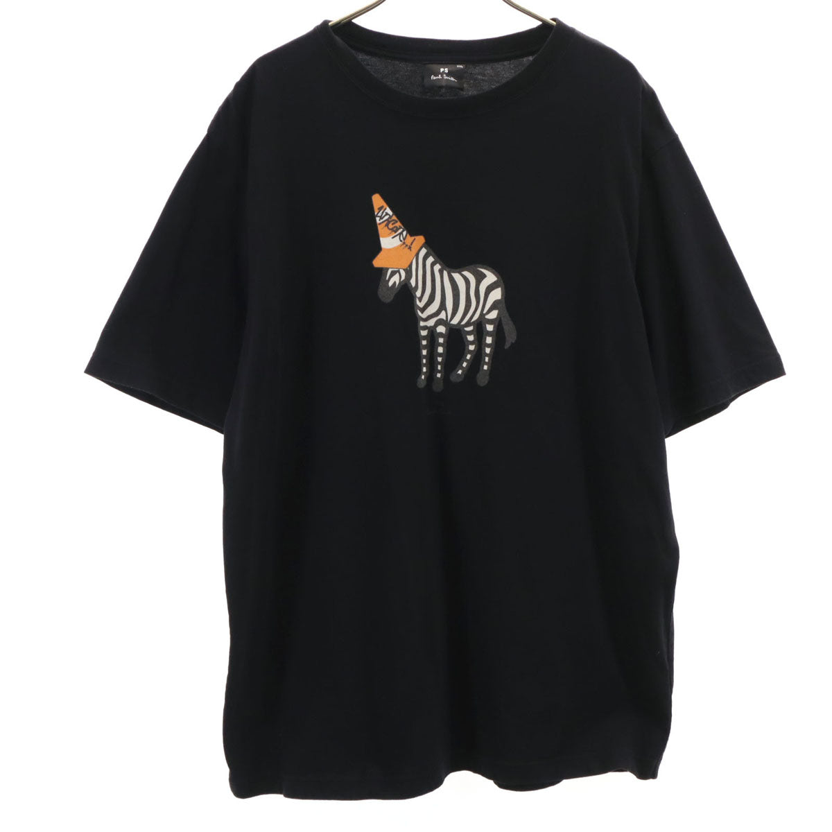 PS Paul Smith ピーエスポールスミス ゼブラ 半袖 Tシャツ XXL ブラック メンズ