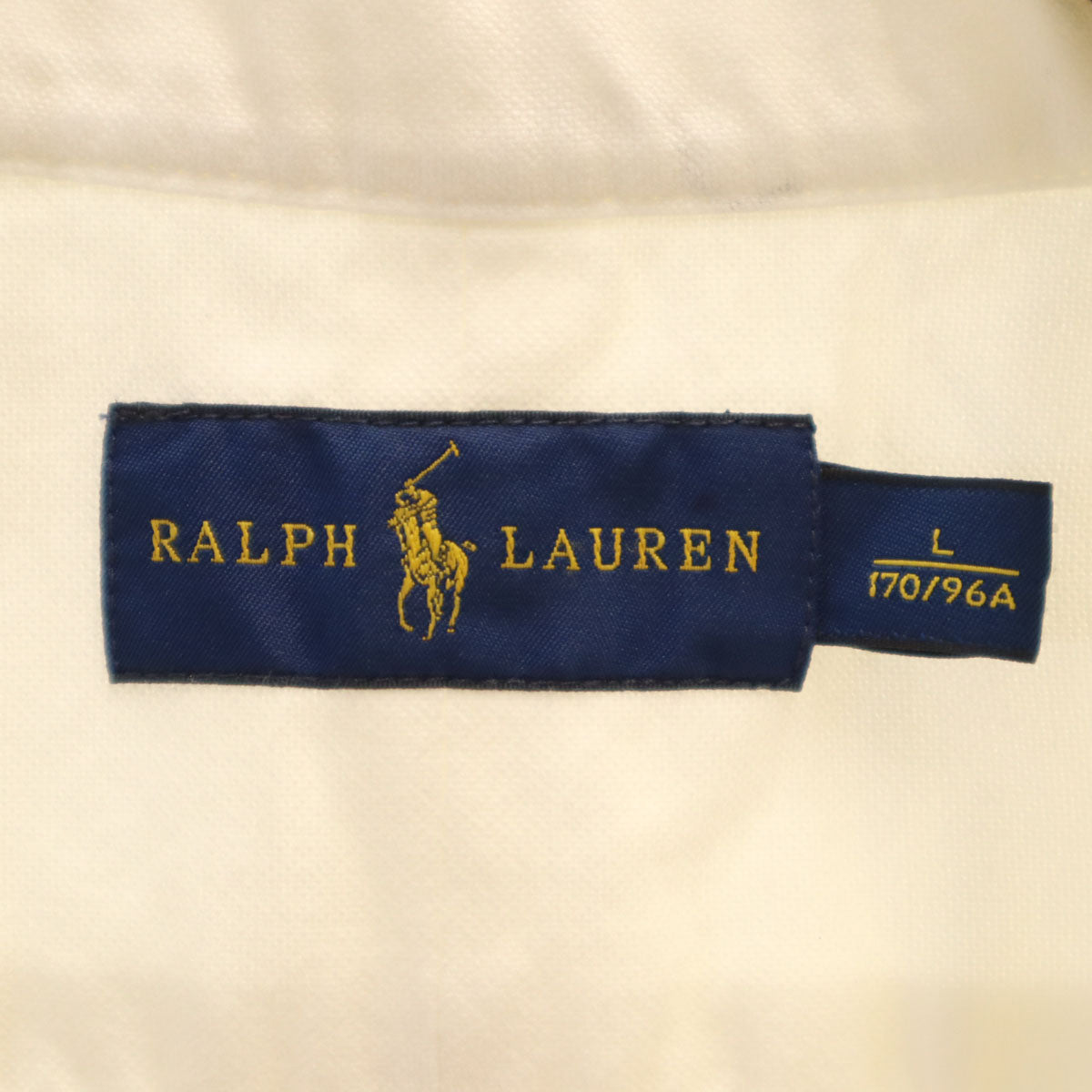 RALPH LAUREN ラルフローレン 半袖 ボタンダウンシャツ L ホワイト レディース