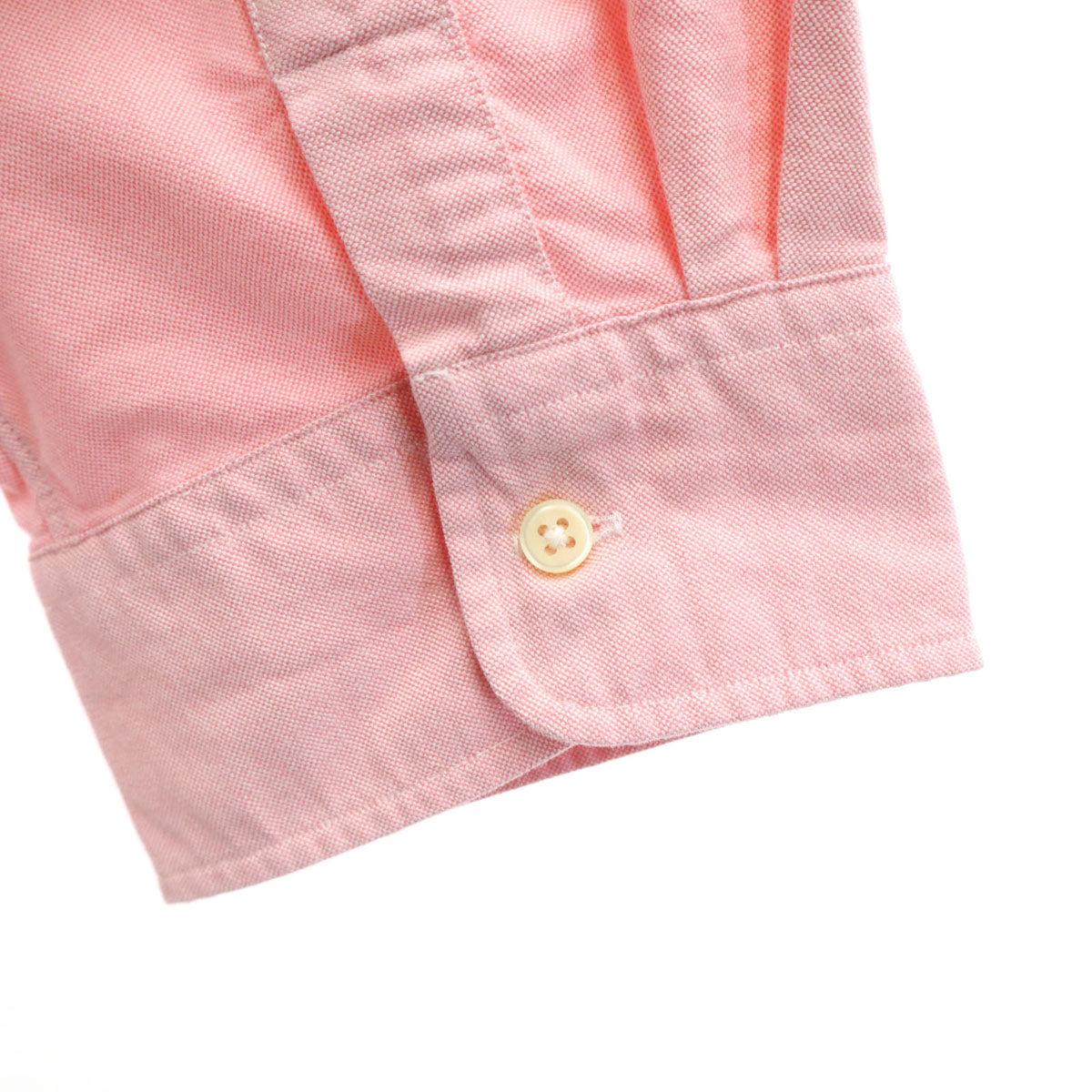 未使用 RALPH LAUREN ラルフローレン 半袖 オックスフォード ボタンダウンシャツ L ピンク SLIM FIT レディース