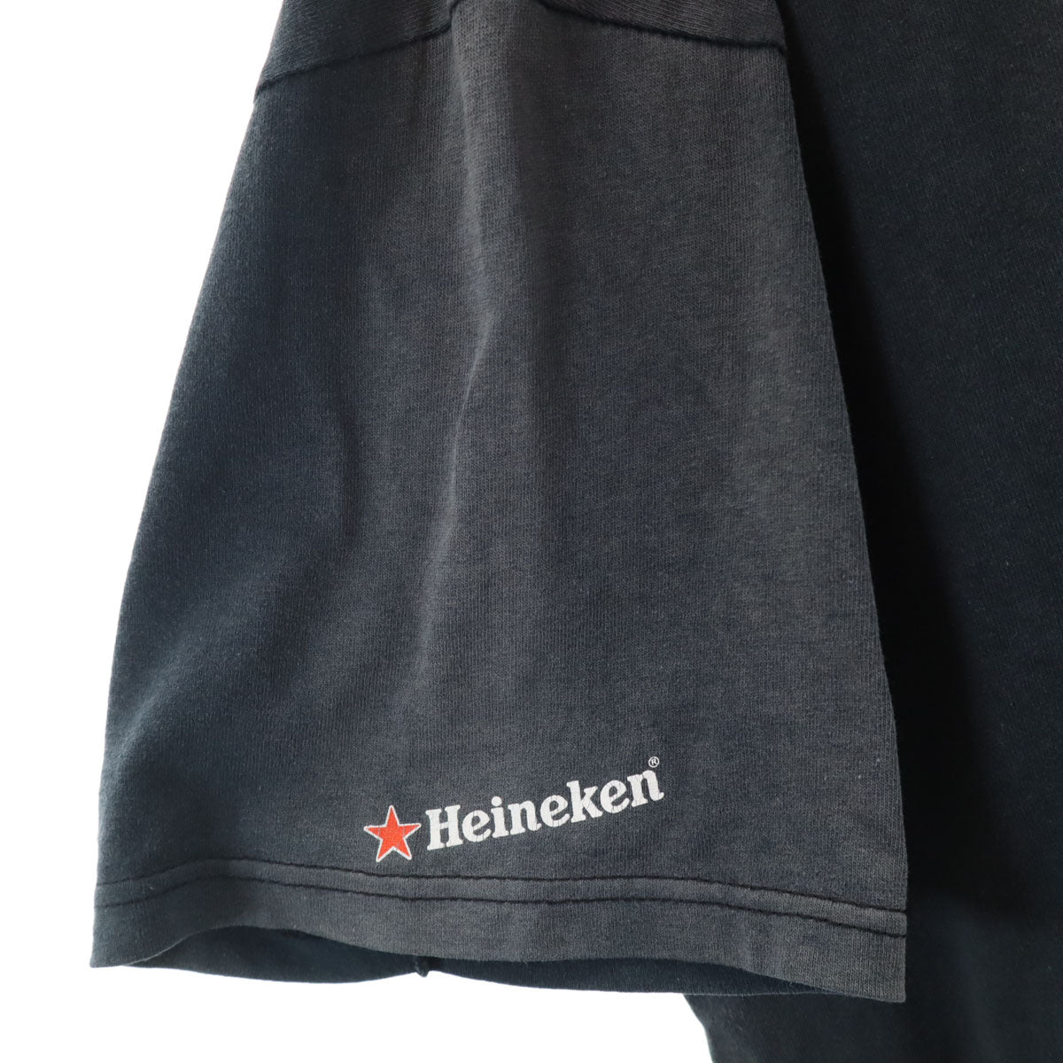 anvil アンヴィル バックプリント Heineken 半袖 Tシャツ XL チャコール ハイネケン メンズ