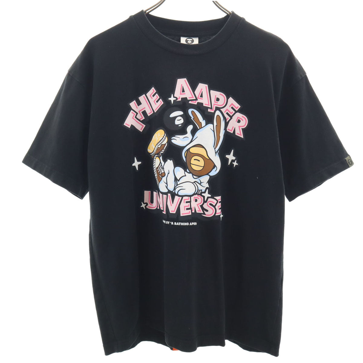 AAPER エイパー 半袖 Tシャツ S ブラック A BATHING APE アベイシングエイプ メンズ