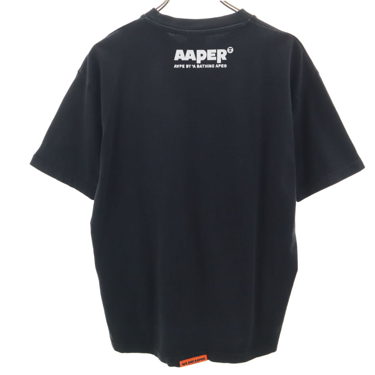AAPER エイパー 半袖 Tシャツ S ブラック A BATHING APE アベイシングエイプ メンズ