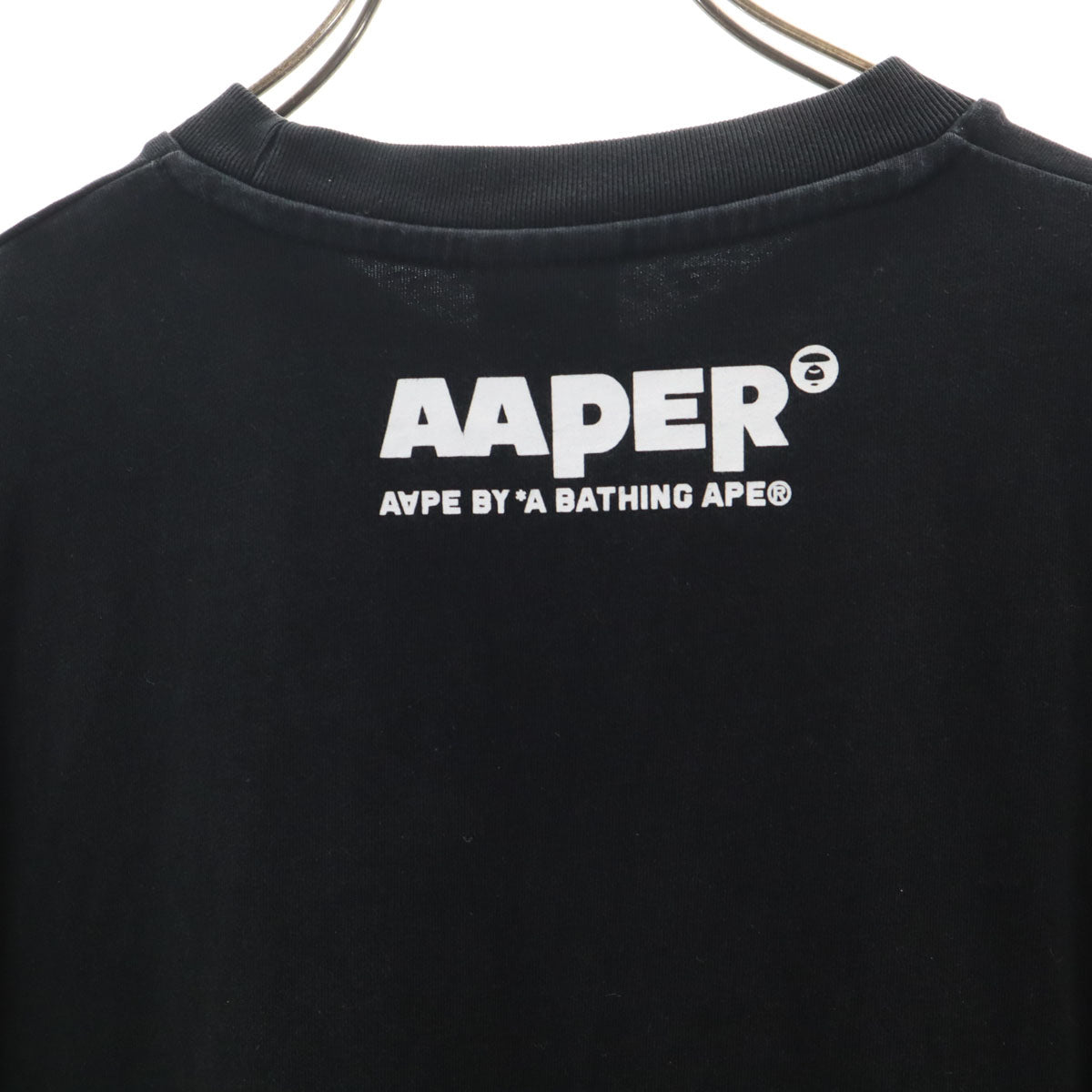 AAPER エイパー 半袖 Tシャツ S ブラック A BATHING APE アベイシングエイプ メンズ
