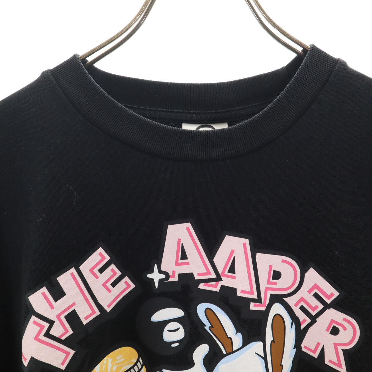AAPER エイパー 半袖 Tシャツ S ブラック A BATHING APE アベイシングエイプ メンズ