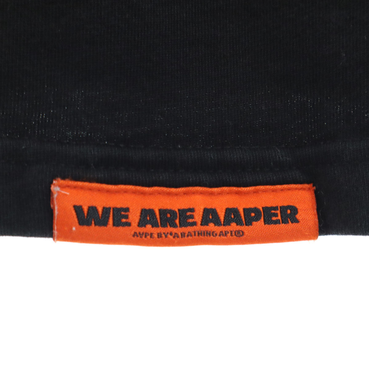 AAPER エイパー 半袖 Tシャツ S ブラック A BATHING APE アベイシングエイプ メンズ