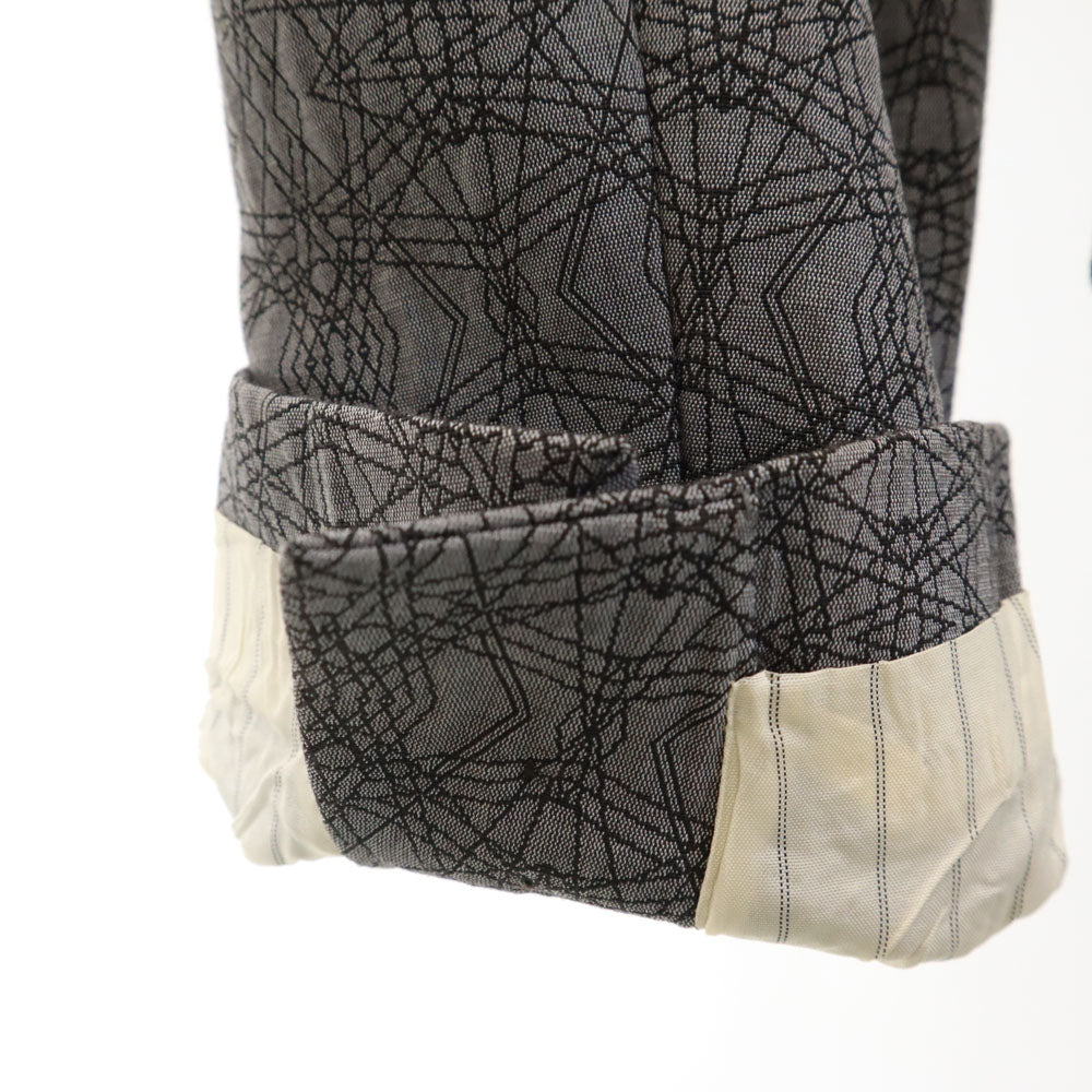 ARMANI EXCHANGE アルマーニエクスチェンジ 幾何学柄 テーラードジャケット M グレー ブレザー メンズ