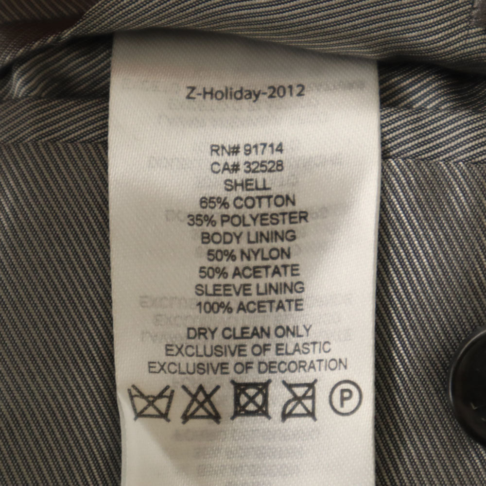 ARMANI EXCHANGE アルマーニエクスチェンジ 幾何学柄 テーラードジャケット M グレー ブレザー メンズ