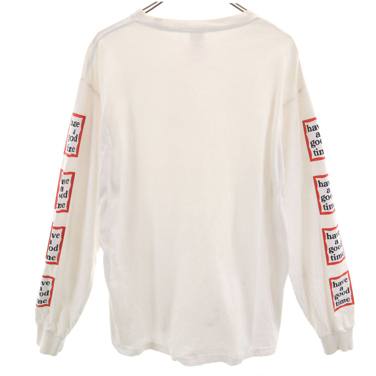 have a good time ハブアグッドタイム 長袖 Tシャツ XL ホワイト ロンT メンズ