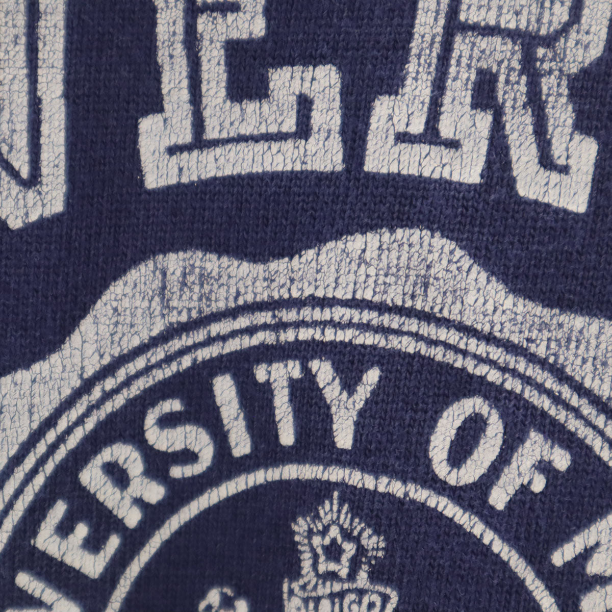 Champion チャンピオン 70s ヴィンテージ UNIVERSITY MAINE 7分袖 Tシャツ L ネイビー メンズ