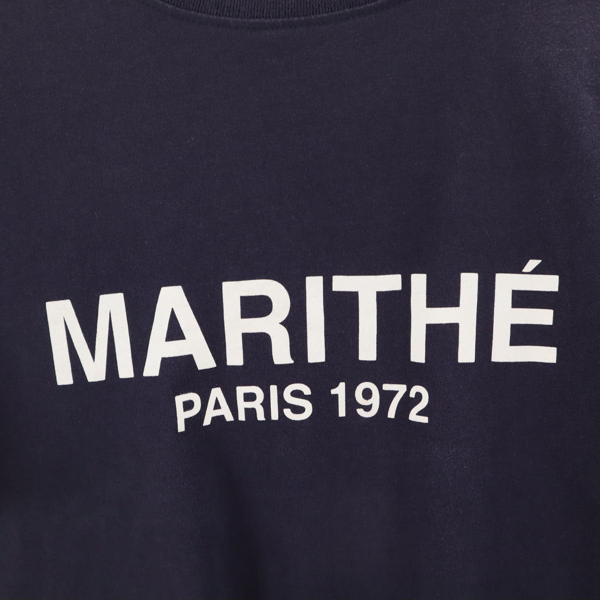 MARITHE + FRANCOIS GIRBAUD マリテフランソワジルボー 半袖 Tシャツ S ネイビー レディース