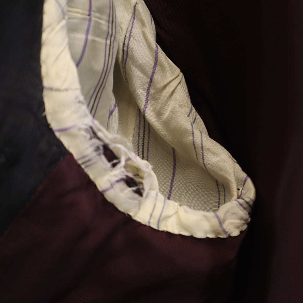 Paul Smith LONDON ポールスミスロンドン 日本製 ストライプ柄 テーラードジャケット S ブラック系 メンズ