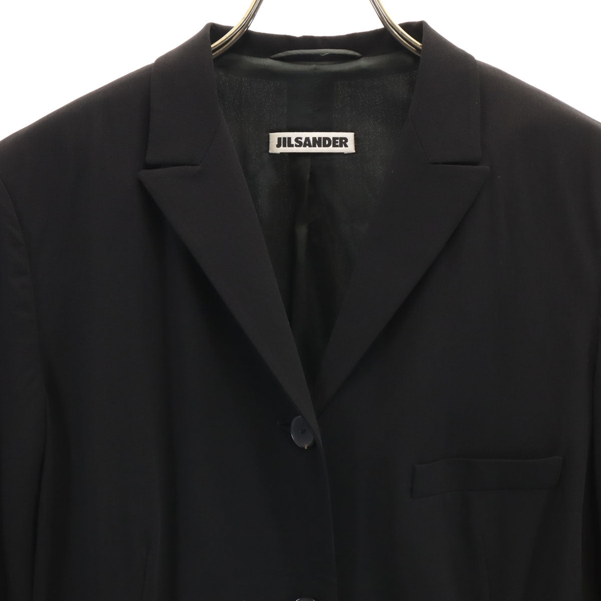 JIL SANDER ジルサンダー テーラードジャケット 36 ブラック レディース