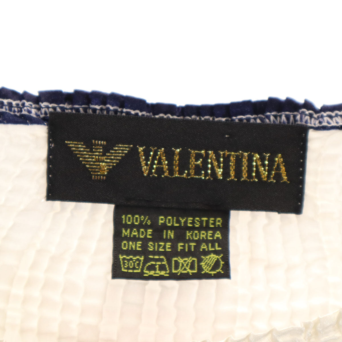 Valentina ヴァレンティーナ Picasso フレンチスリーブ クリンクル カットソー ホワイト ピカソ レディース