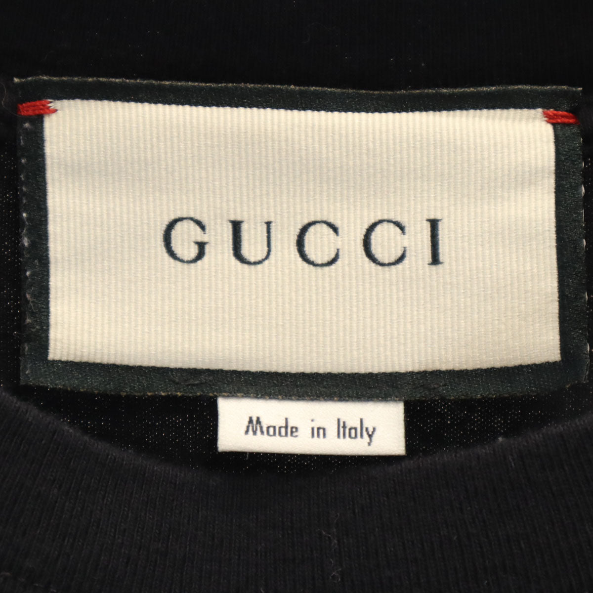 GUCCI グッチ イタリア製 マスク 半袖 Tシャツ ブラック メンズ