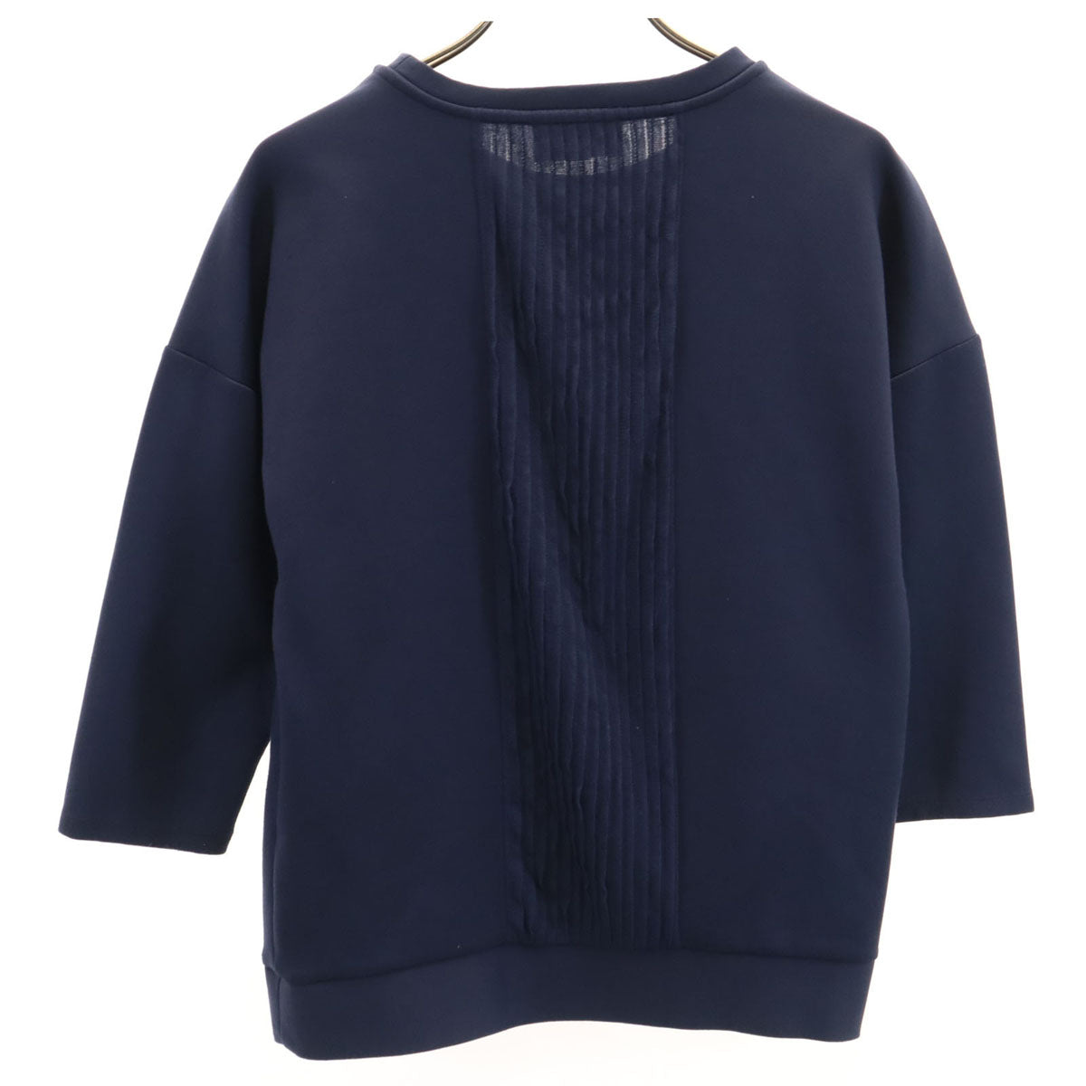 Emporio Armani エンポリオアルマーニ 7分袖 カットソー 38 ネイビー レディース