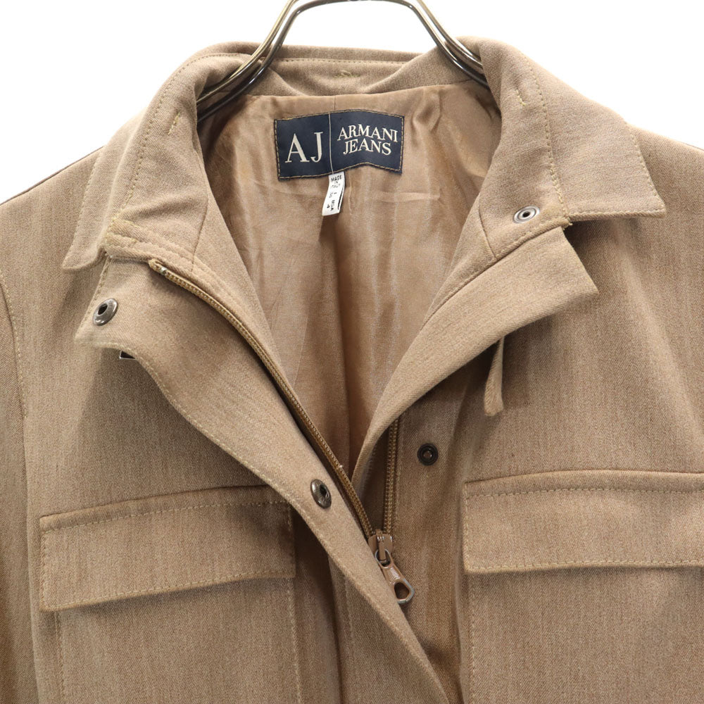 ARMANI JEANS アルマーニジーンズ イタリア製 コンフォートフィット ジャケット 38 ブラウン系 レディース