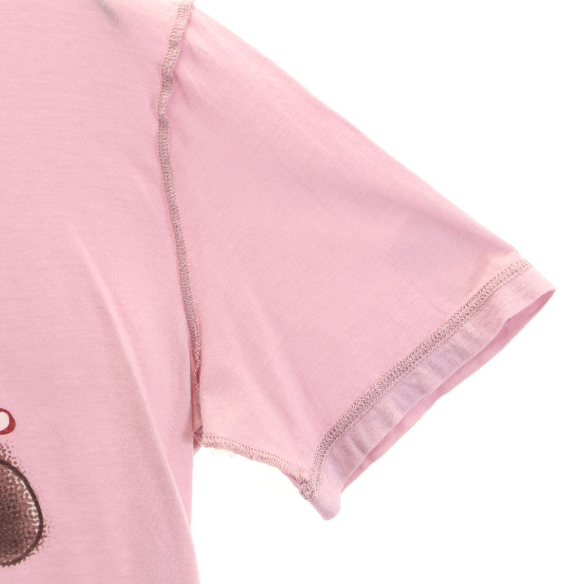 D&G DOLCE&GABBANA ディーアンドジードルチェアンドガッバーナ Disney ディズニー コラボ イタリア製 ミッキー ミニー 半袖 Tシャツ 38 ピンクパープル レディース