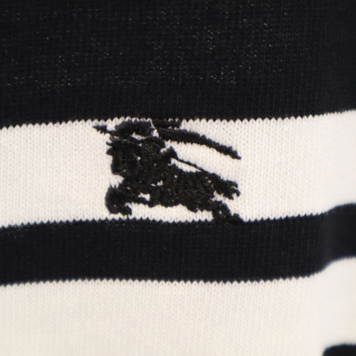 BURBERRY BLUE LABEL バーバリーブルーレーベル ボーダー柄 半袖 ワンピース 38 ホワイト 三陽商会 レディース