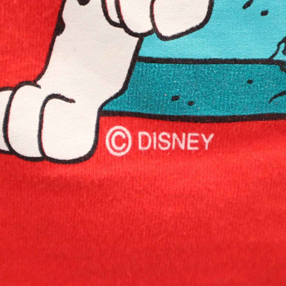 Hanes ヘインズ 90s USA製 オールド 101匹わんちゃん 半袖 Tシャツ M レッド Disney ディズニー キッズ
