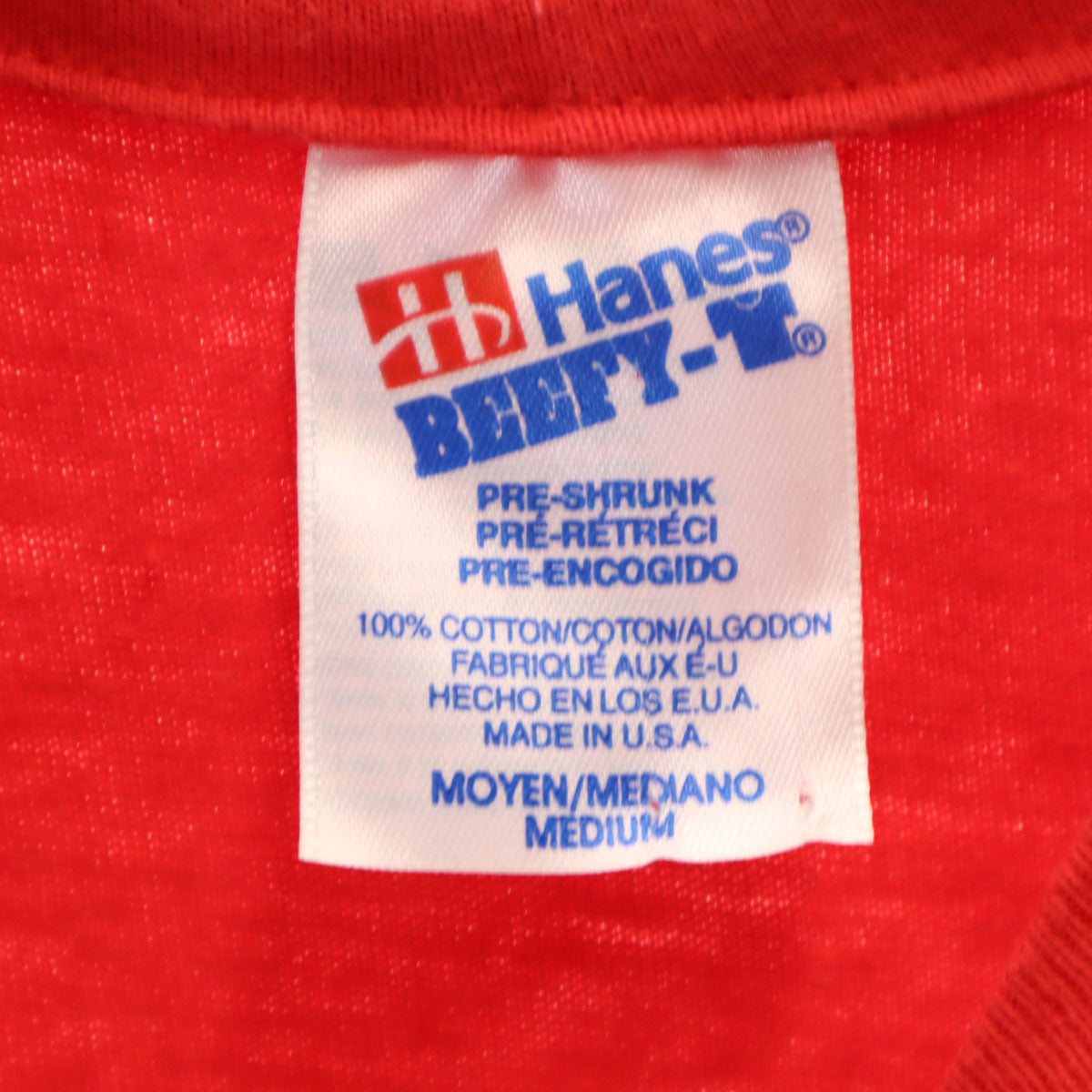 Hanes ヘインズ 90s USA製 オールド 101匹わんちゃん 半袖 Tシャツ M レッド Disney ディズニー キッズ