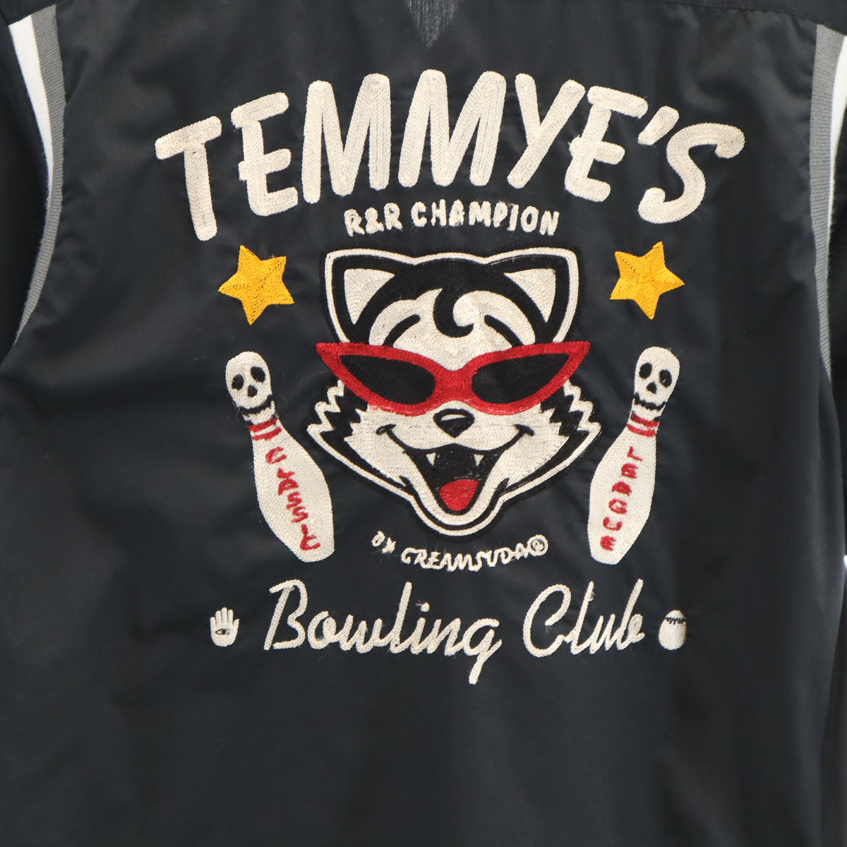 TEMMYE ティミー 半袖 ボウリングシャツ M ブラック CREAM SODA クリームソーダ メンズ