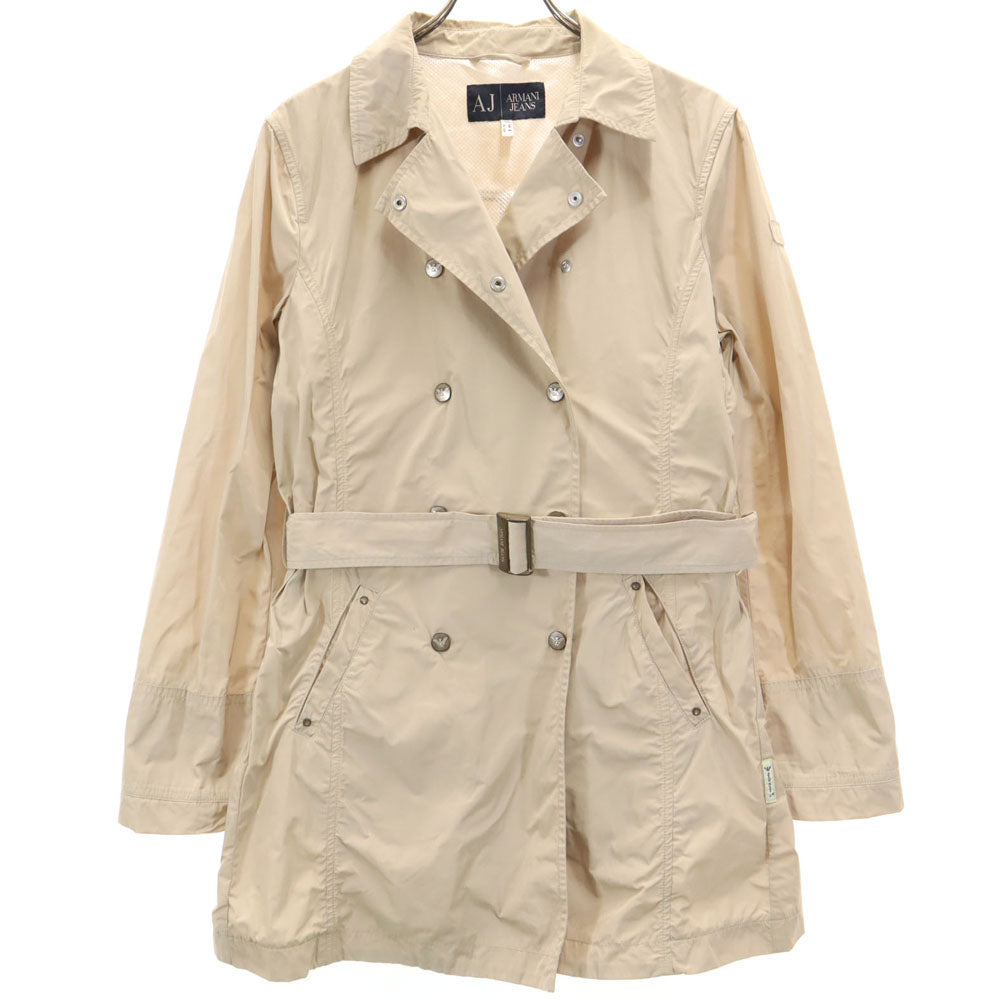 ARMANI JEANS アルマーニジーンズ トレンチコート 44 ベージュ レディース