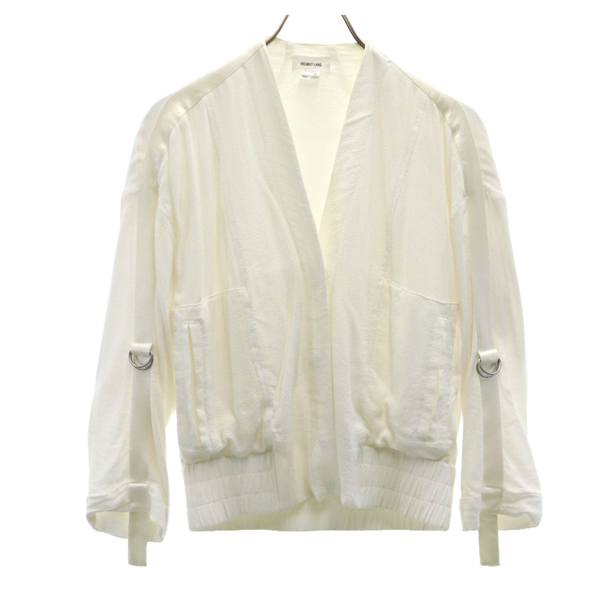 HELMUT LANG ヘルムートラング レーヨンブレンド ジャケット P ホワイト レディース