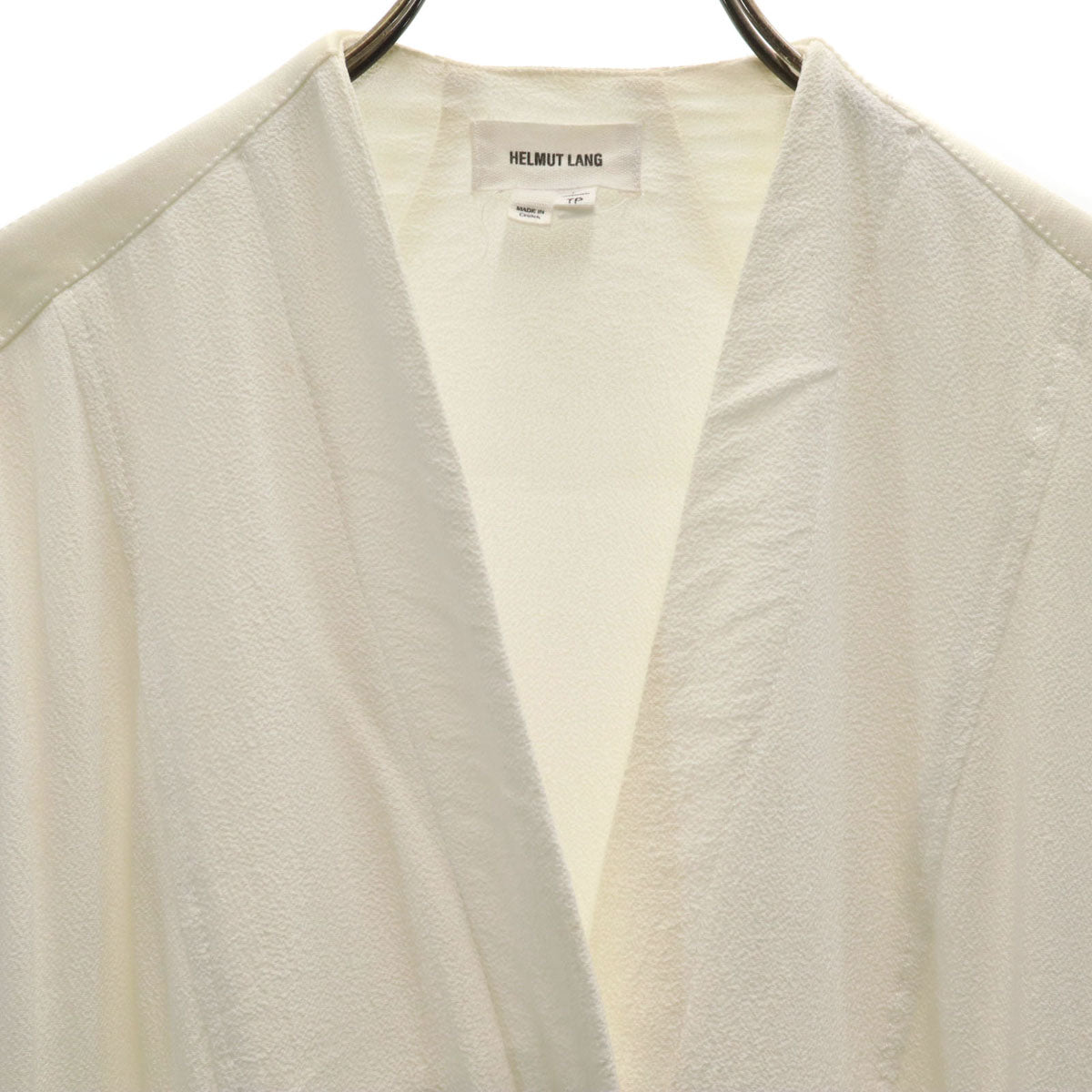 HELMUT LANG ヘルムートラング レーヨンブレンド ジャケット P ホワイト レディース