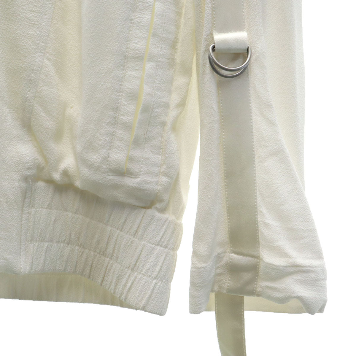 HELMUT LANG ヘルムートラング レーヨンブレンド ジャケット P ホワイト レディース
