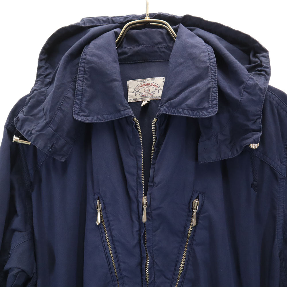 ARMANI JEANS アルマーニジーンズ イタリア製 ジャケット 42 ネイビー レディース