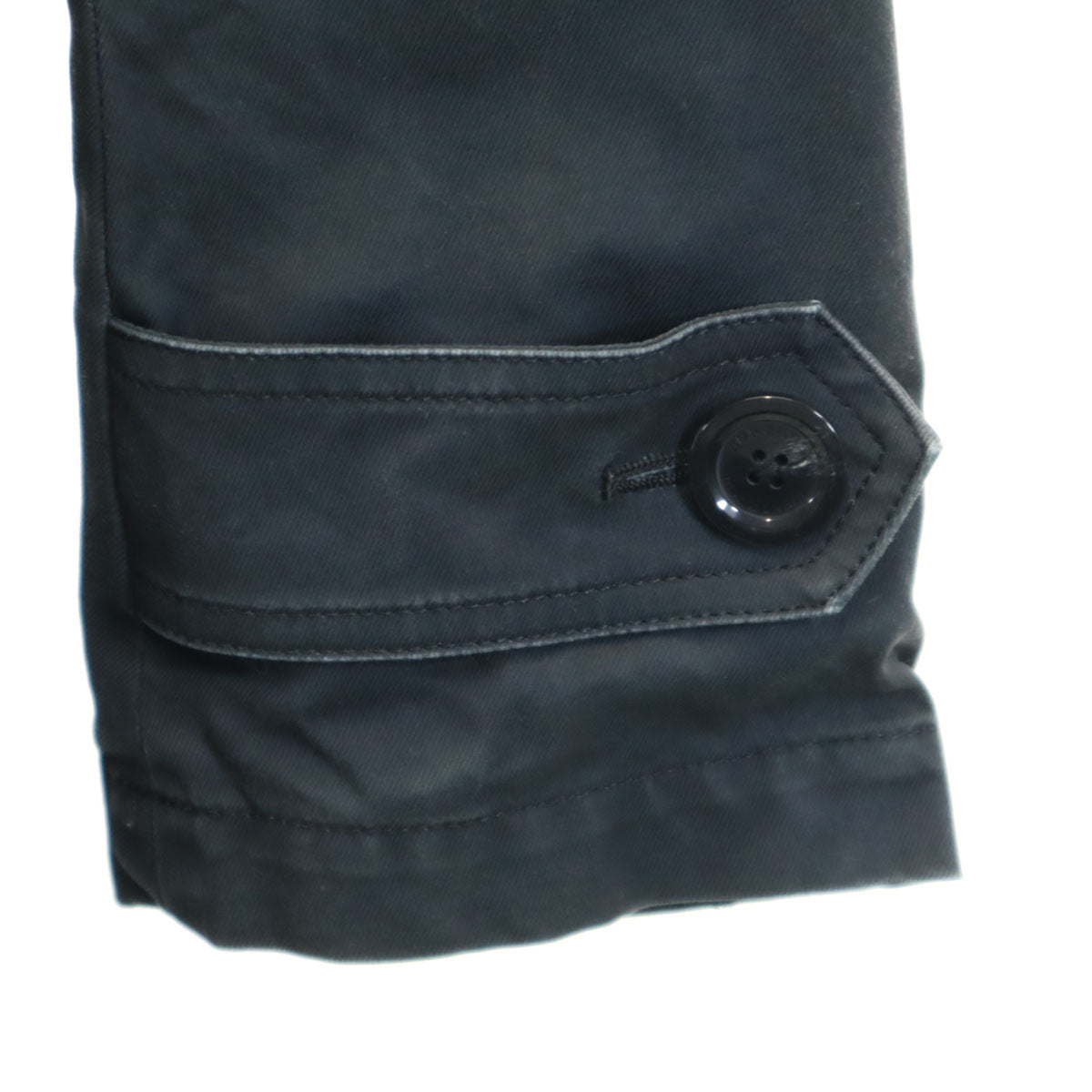 BURBERRY BLACK LABEL バーバリーブラックレーベル ステンカラーコート M ブラック メンズ