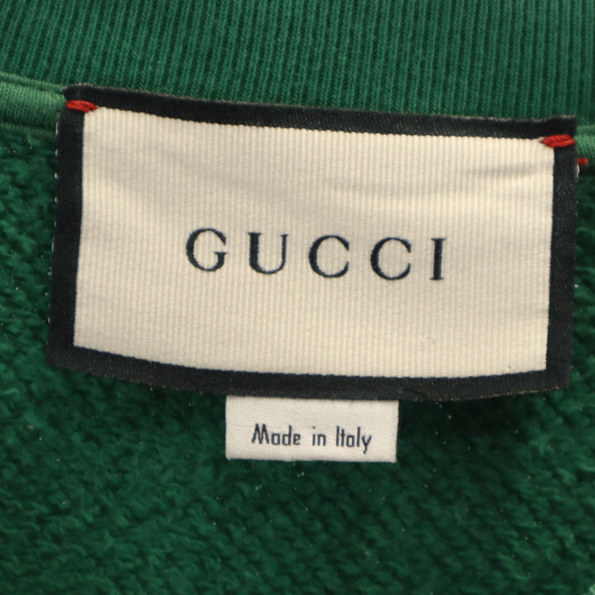 GUCCI グッチ イタリア製 長袖 スウェット トレーナー S グリーン レディース