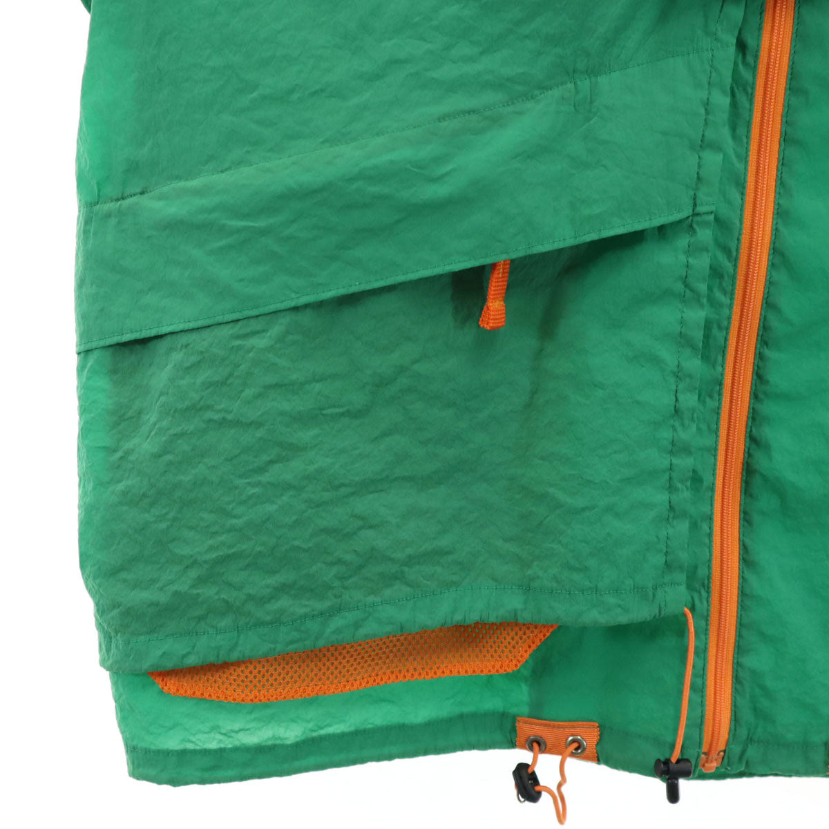 kolor カラー 日本製 ウルトラライトペーパー ナイロンジャケット 1 グリーン フーディー メンズ