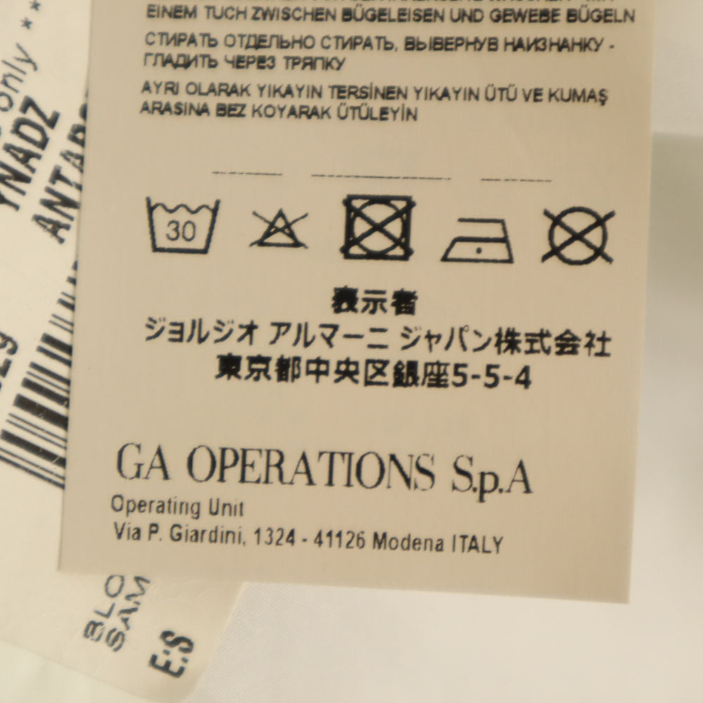 ARMANI EXCHANGE アルマーニエクスチェンジ ジップパーカー S ライトグレー レディース