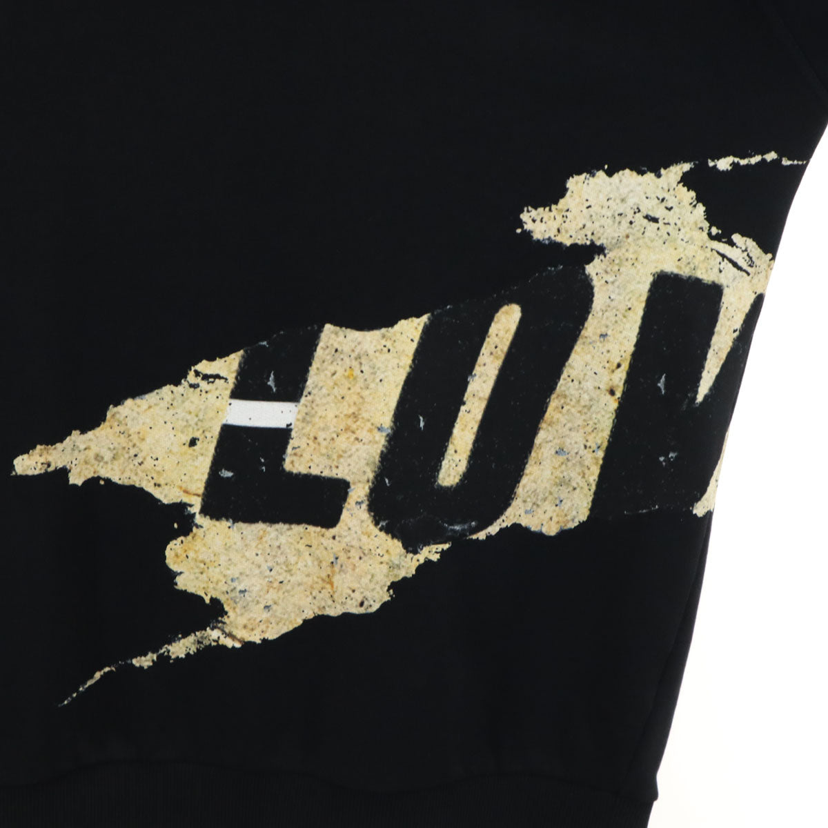 Givenchy ジバンシー 15AW ポルトガル製 長袖 LOVEロゴ トレーナー L ブラック スウェット メンズ