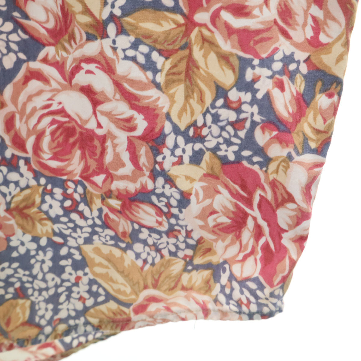 Banana Republic バナナリパブリック 80s 90s オールド 総柄 長袖 ハワイアン ボタンダウンシャツ XL レッド メンズ