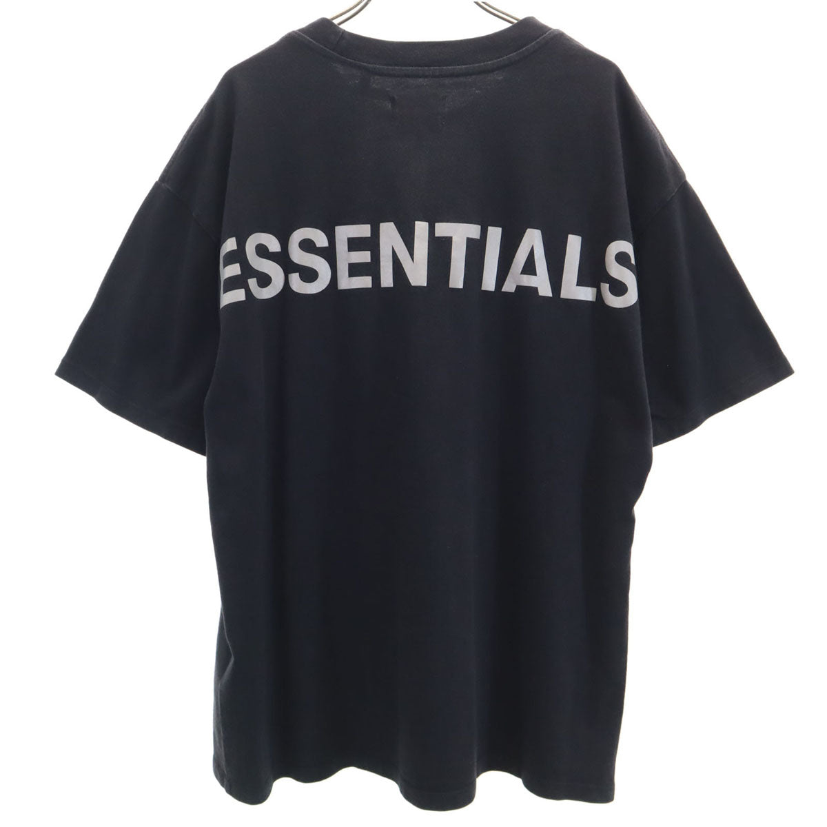 ESSENTIALS エッセンシャルズ バックロゴ 半袖 Tシャツ M ブラック メンズ